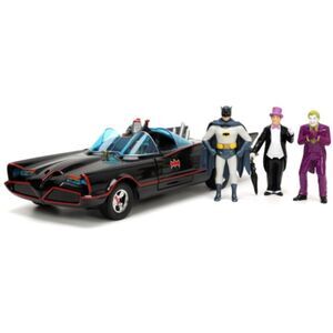 Jada Toys - 1:24 Batman - Hollywood Rides - Deluxe 1966 Batmobile with 3